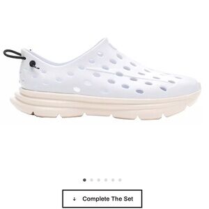 KANE White Perforated Slip-On Shoes UNISEX